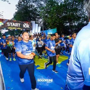 Race photo from BOGORUN 2026
