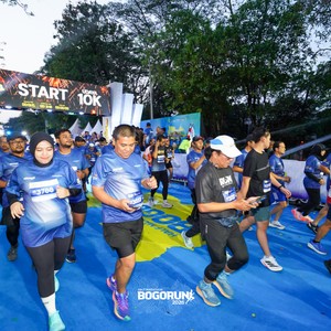Race photo from BOGORUN 2026