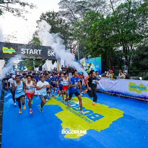 Race photo from BOGORUN 2026