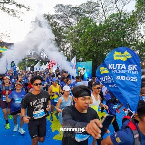Race photo from BOGORUN 2026