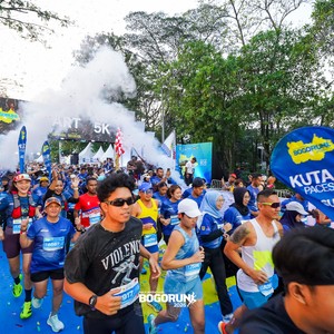 Race photo from BOGORUN 2026