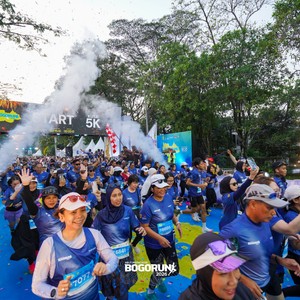 Race photo from BOGORUN 2026