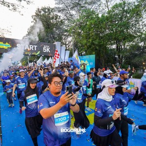 Race photo from BOGORUN 2026