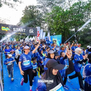 Race photo from BOGORUN 2026