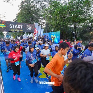 Race photo from BOGORUN 2026