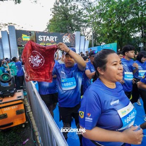 Race photo from BOGORUN 2026
