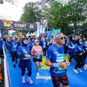 Race photo from BOGORUN 2026