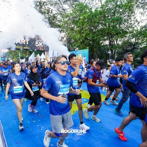 Race photo from BOGORUN 2026