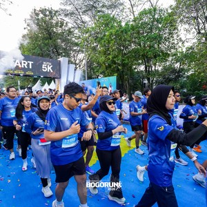 Race photo from BOGORUN 2026