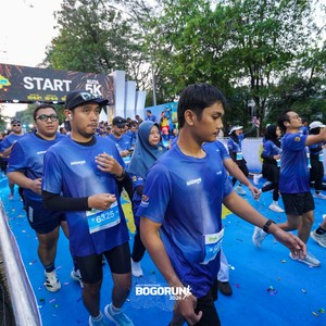 Race photo from BOGORUN 2026