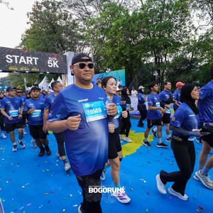 Race photo from BOGORUN 2026