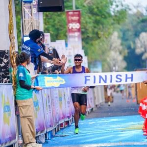 Race photo from BOGORUN 2026