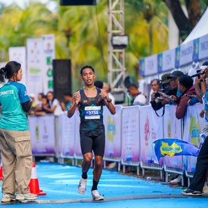 Race photo from BOGORUN 2026