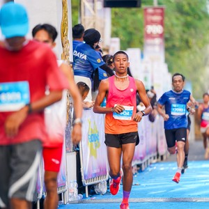 Race photo from BOGORUN 2026