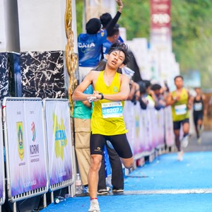 Race photo from BOGORUN 2026