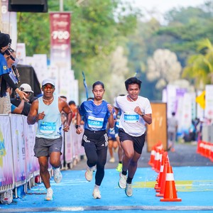 Race photo from BOGORUN 2026