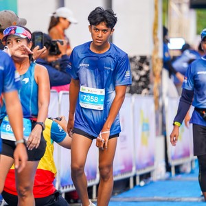 Race photo from BOGORUN 2026
