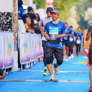 Race photo from BOGORUN 2026