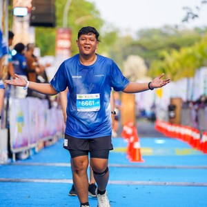 Race photo from BOGORUN 2026
