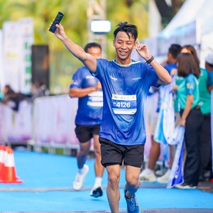 Race photo from BOGORUN 2026
