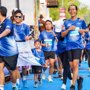 Race photo from BOGORUN 2026