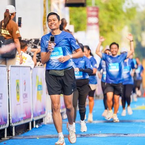 Race photo from BOGORUN 2026