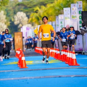 Race photo from BOGORUN 2026