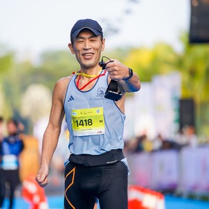 Race photo from BOGORUN 2026