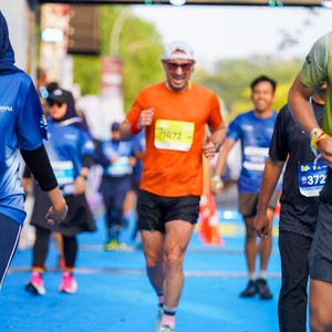 Race photo from BOGORUN 2026