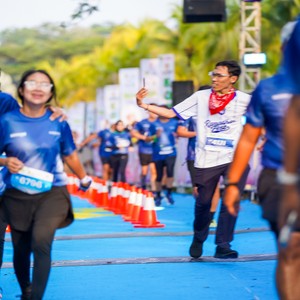 Race photo from BOGORUN 2026