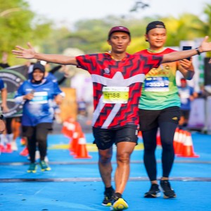 Race photo from BOGORUN 2026