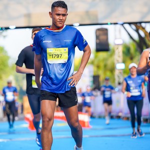 Race photo from BOGORUN 2026