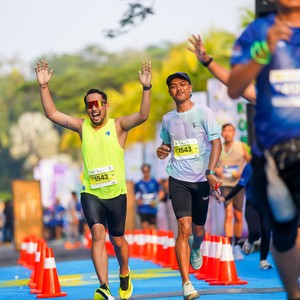 Race photo from BOGORUN 2026