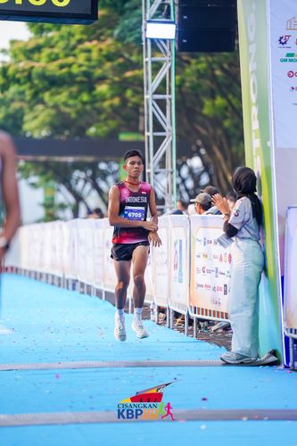 Race photo from CISANGKAN KBP CITY RUN 2025