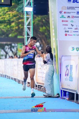 Race photo from CISANGKAN KBP CITY RUN 2025