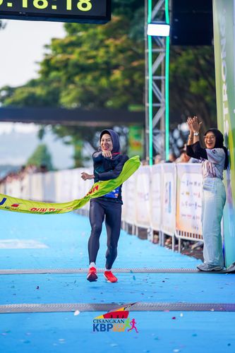 Race photo from CISANGKAN KBP CITY RUN 2025