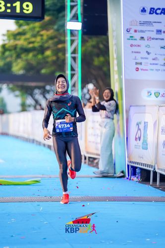 Race photo from CISANGKAN KBP CITY RUN 2025