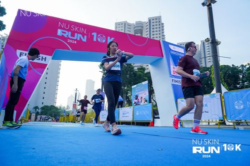 Race photo from Nu Skin Run 10K