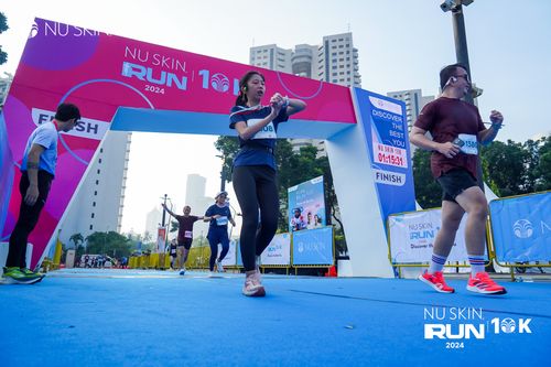 Race photo from Nu Skin Run 10K