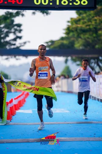 Race photo from CISANGKAN KBP CITY RUN 2025
