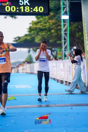 Race photo from CISANGKAN KBP CITY RUN 2025