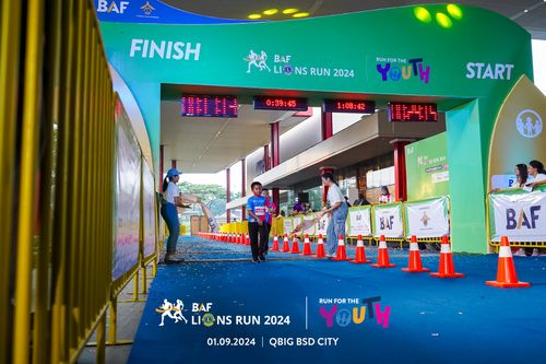 Race photo from BAF LIONS RUN 2024