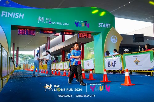 Race photo from BAF LIONS RUN 2024