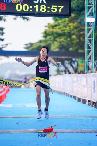 Race photo from CISANGKAN KBP CITY RUN 2025