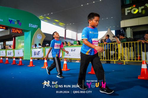 Race photo from BAF LIONS RUN 2024