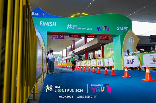 Race photo from BAF LIONS RUN 2024