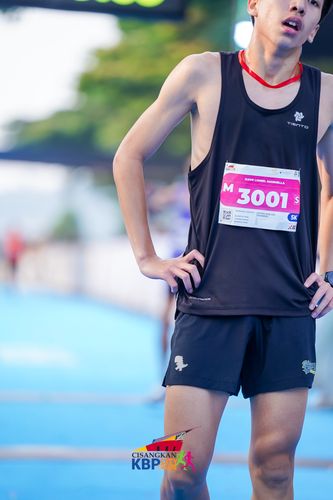 Race photo from CISANGKAN KBP CITY RUN 2025