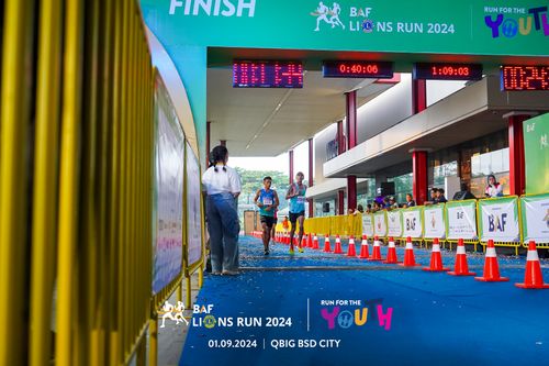 Race photo from BAF LIONS RUN 2024