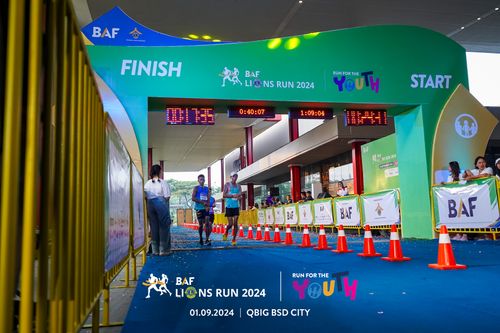 Race photo from BAF LIONS RUN 2024