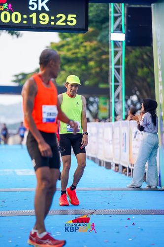 Race photo from CISANGKAN KBP CITY RUN 2025